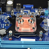 Maxbell CPU Water Cooling Block 50mm Copper Base CPU Cooler for AM3 Int 775,1150