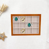 Maxbell Jewelry Tray Container Stylish Jewelry Display Tray for Drawer Store Selling 12 Grids