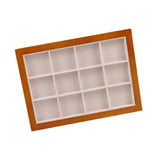 Maxbell Jewelry Tray Container Stylish Jewelry Display Tray for Drawer Store Selling 12 Grids