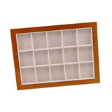 Maxbell Jewelry Tray Container Stylish Jewelry Display Tray for Drawer Store Selling 15 Grids