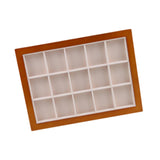 Maxbell Jewelry Tray Container Stylish Jewelry Display Tray for Drawer Store Selling 15 Grids