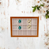 Maxbell Jewelry Tray Container Stylish Jewelry Display Tray for Drawer Store Selling 15 Grids