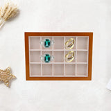 Maxbell Jewelry Tray Container Stylish Jewelry Display Tray for Drawer Store Selling 15 Grids