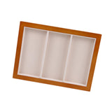 Maxbell Jewelry Tray Container Stylish Jewelry Display Tray for Drawer Store Selling 3 Grids