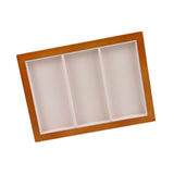 Maxbell Jewelry Tray Container Stylish Jewelry Display Tray for Drawer Store Selling 3 Grids