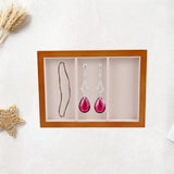 Maxbell Jewelry Tray Container Stylish Jewelry Display Tray for Drawer Store Selling 3 Grids