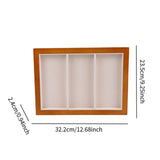 Maxbell Jewelry Tray Container Stylish Jewelry Display Tray for Drawer Store Selling 3 Grids