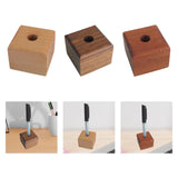 Maxbell Fountain Pen Holder Wooden Creative Countertop for Office School Sturdy Room Type A