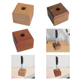 Maxbell Fountain Pen Holder Wooden Creative Countertop for Office School Sturdy Room Type A