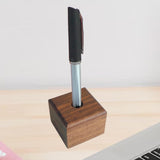 Maxbell Fountain Pen Holder Wooden Creative Countertop for Office School Sturdy Room Type B