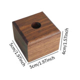 Maxbell Fountain Pen Holder Wooden Creative Countertop for Office School Sturdy Room Type B