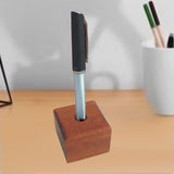 Maxbell Fountain Pen Holder Wooden Creative Countertop for Office School Sturdy Room Type C
