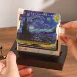 Maxbell Mechanical Desk Calendar Ornament 2025 New for Countertop Home Birthday Gift painting