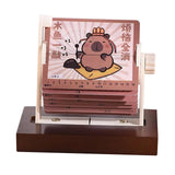 Maxbell Mechanical Desk Calendar Ornament 2025 New for Countertop Home Birthday Gift Capibara