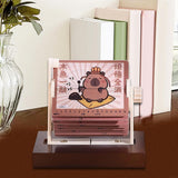 Maxbell Mechanical Desk Calendar Ornament 2025 New for Countertop Home Birthday Gift Capibara