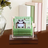 Maxbell Mechanical Desk Calendar Ornament 2025 New for Countertop Home Birthday Gift panda