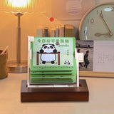 Maxbell Mechanical Desk Calendar Ornament 2025 New for Countertop Home Birthday Gift panda