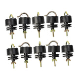 Maxbell 10Pcs Electric Fence Insulators Convenient Multipurpose for Garden Lawn Farm