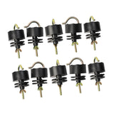 Maxbell 10Pcs Electric Fence Insulators Convenient Multipurpose for Garden Lawn Farm