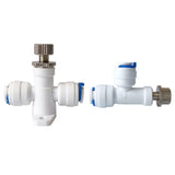 Maxbell Water Purifier Valve 1/4 inch Adjustable Quick Connect Fitting for Ro System Type A