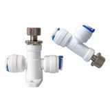 Maxbell Water Purifier Valve 1/4 inch Adjustable Quick Connect Fitting for Ro System Type A