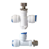 Maxbell Water Purifier Valve 1/4 inch Adjustable Quick Connect Fitting for Ro System Type A