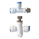 Maxbell Water Purifier Valve 1/4 inch Adjustable Quick Connect Fitting for Ro System Type A