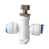 Maxbell Water Purifier Valve 1/4 inch Adjustable Quick Connect Fitting for Ro System Type A