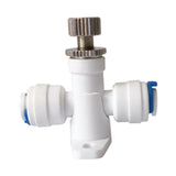 Maxbell Water Purifier Valve 1/4 inch Adjustable Quick Connect Fitting for Ro System Type A
