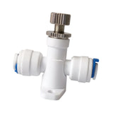 Maxbell Water Purifier Valve 1/4 inch Adjustable Quick Connect Fitting for Ro System Type A