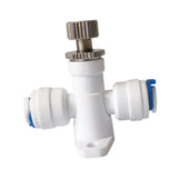 Maxbell Water Purifier Valve 1/4 inch Adjustable Quick Connect Fitting for Ro System Type A