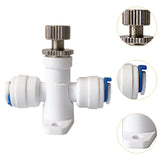 Maxbell Water Purifier Valve 1/4 inch Adjustable Quick Connect Fitting for Ro System Type A
