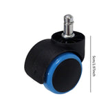 Maxbell Office Chair Wheel Smooth Roller for Home Office Furniture Heavy Duty Silent