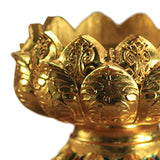 Maxbell Candle Holder Buddhist Tealight Candle Holder for Living Room Tabletop Decor short footed