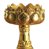 Maxbell Candle Holder Buddhist Tealight Candle Holder for Living Room Tabletop Decor tall footed