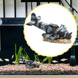 Maxbell Aquarium Decoration Mini Simulation Scenery Plane Wreck for Reptile Box