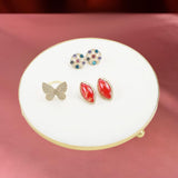 Maxbell Jewelry Display Tray Women for Live Broadcasting Shopping Mall Jewelry Props Beige