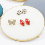 Maxbell Jewelry Display Tray Women for Live Broadcasting Shopping Mall Jewelry Props Beige