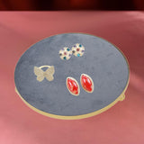 Maxbell Jewelry Display Tray Women for Live Broadcasting Shopping Mall Jewelry Props Gray