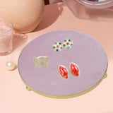 Maxbell Jewelry Display Tray Women for Live Broadcasting Shopping Mall Jewelry Props Pink