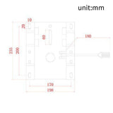 Maxbell Office Chair Lift Control Mechanism Sturdy Lift Accessories for Gaming Chair