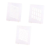 Maxbell 3Pcs Photography Props Light and Shadow Boards for Cosmetics Jewelry Make up Style A