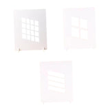 Maxbell 3Pcs Photography Props Light and Shadow Boards for Cosmetics Jewelry Make up Style B