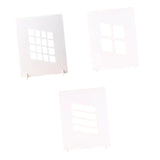 Maxbell 3Pcs Photography Props Light and Shadow Boards for Cosmetics Jewelry Make up Style B
