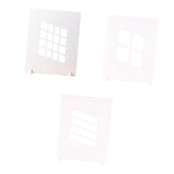 Maxbell 3Pcs Photography Props Light and Shadow Boards for Cosmetics Jewelry Make up Style B