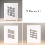 Maxbell 3Pcs Photography Props Light and Shadow Boards for Cosmetics Jewelry Make up Style B