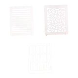 Maxbell 3Pcs Photography Props Light and Shadow Boards for Cosmetics Jewelry Make up Style C