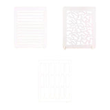 Maxbell 3Pcs Photography Props Light and Shadow Boards for Cosmetics Jewelry Make up Style C