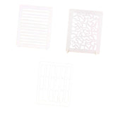 Maxbell 3Pcs Photography Props Light and Shadow Boards for Cosmetics Jewelry Make up Style C