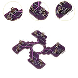 Maxbell Joystick Board for Jlf PCB Joystick Parts Switch Parts Replacement PCB Board Violet